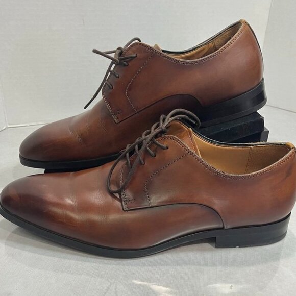 Steve Madden Parsens Oxford Dress Shoes Brown Leather Men’s 8 main image 13